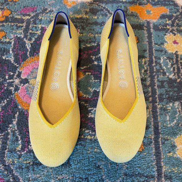 Rothy’s Size 9 Sunshine flats - Picture 1 of 8